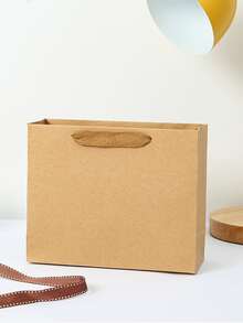 6 piezas Bolsa de regalo liso - Marrón - Ver 6