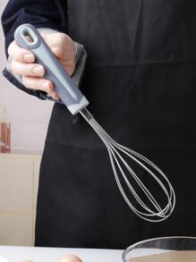 1入組不銹鋼打蛋器，現代純銀經典廚房用打蛋器