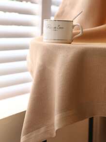 Plain Single Panel Blackout Curtain - Khaki - View 6