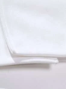 Manfinity Homme 男士1入組雙排釦花呢外套 - 白色 - 查看 4