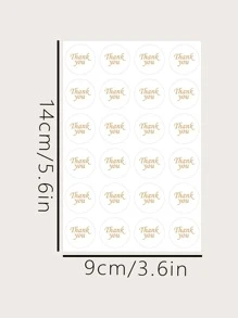 72pcs Slogan Graphic Gift Sticker - Multicolor - View 3