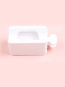 FULL BEAUTY 4pcs Nail Art Glitter Storage Box,Nail Supplies,Nail Tools,Nail Art Tools,Back To School,Nails,Nail Tools For Press On Nails - White - View 3