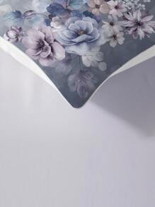 Floral Pattern Duvet Cover Set Without Filler - Multicolor - View 3