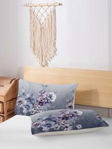 Floral Pattern Duvet Cover Set Without Filler - Multicolor - View 4