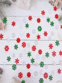 50pcs Snowflake Shaped Throwing Decoration - Multicolor - View 2