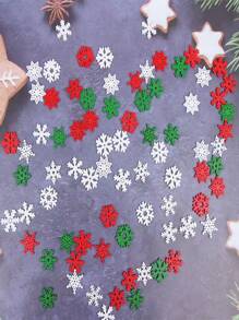 50pcs Snowflake Shaped Throwing Decoration - Multicolor - View 4