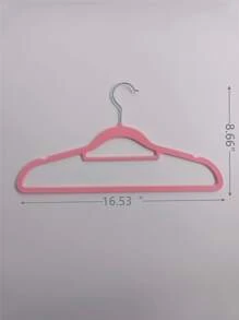 5pcs Plain Clothes Hanger - Pink - View 6