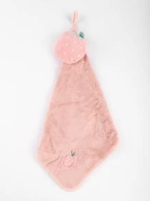 1pc Strawberry Decor Washcloth - Multicolor - View 1