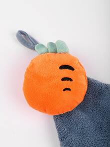 1pc Carrot Decor Washcloth - Multicolor - View 3