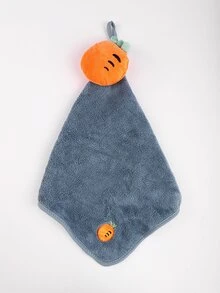 1pc Carrot Decor Washcloth - Multicolor - View 4