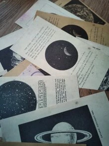 60 cái Giấy Thủ Công Trang Trí Mô Hình Hành Tinh - Nhiều màu - Xem 3