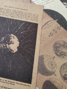 60 cái Giấy Thủ Công Trang Trí Mô Hình Hành Tinh - Nhiều màu - Xem 4