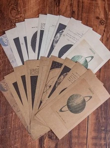 60 cái Giấy Thủ Công Trang Trí Mô Hình Hành Tinh - Nhiều màu - Xem 5