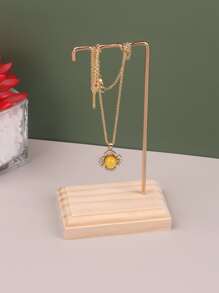 1pc Iron Earring Storage Rack - Gold - View 2