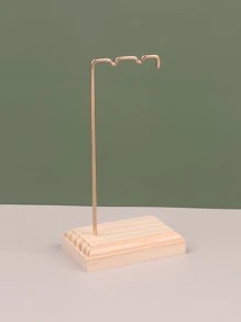 1pc Iron Earring Storage Rack - Gold - View 5