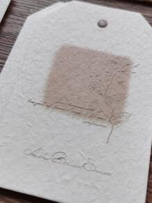 30 件/盒复古压花吊牌装饰便条纸文具用品 - 彩色 - 查看 3