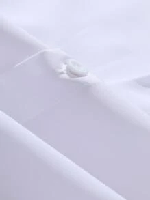 Manfinity Men Contrast Trim Shirt - White - View 5