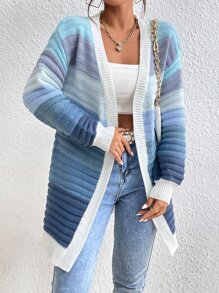 SHEIN Frenchy Nữ Cardigans Khối Màu Giải trí - Nhiều màu - Xem 3