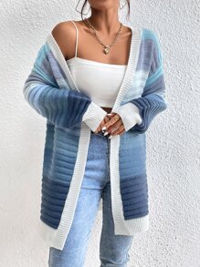 SHEIN Frenchy Nữ Cardigans Khối Màu Giải trí - Nhiều màu - Xem 5