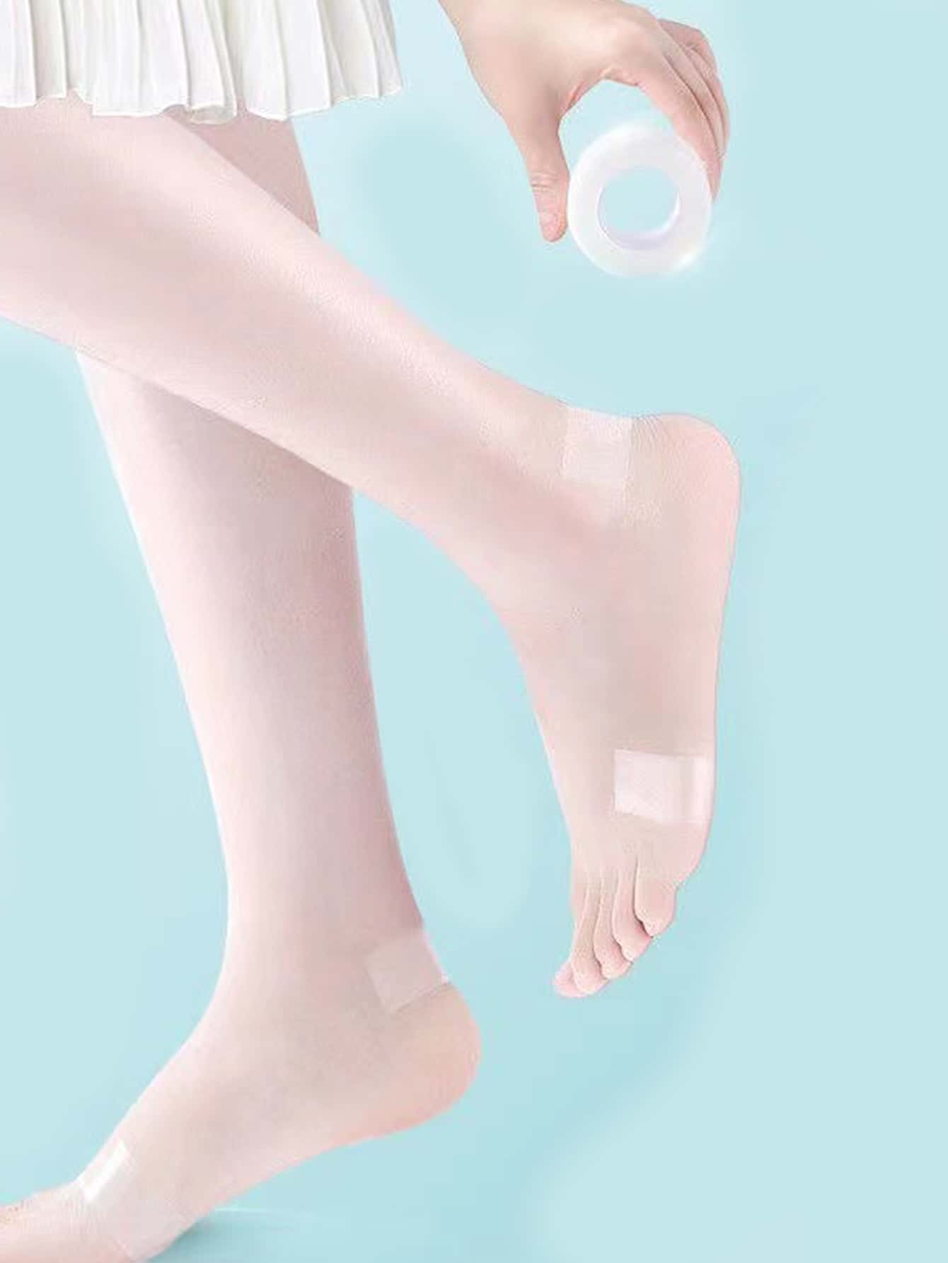 Pegatina anti desgaste pie - transparente - Ver 1