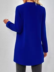 EMERY ROSE 素色開門襟外套