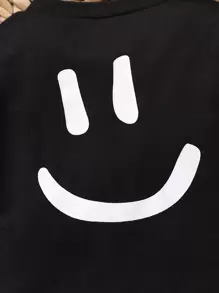 Baby Boy Expression Print Tee - Black - View 3