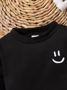 Baby Boy Expression Print Tee - Black - View 5