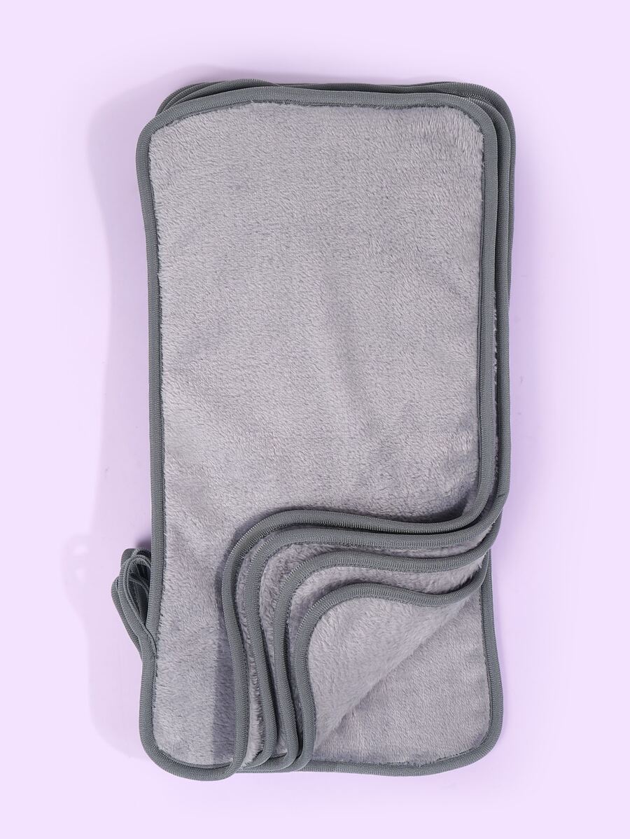 MAANGE 5pcs Makeup Remover Puff(20-40cm),Soft And Skin Friendly Face Towel,Cleaning Tools Easy Carrying For Travel - Grey - View 1