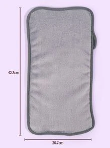 MAANGE 5pcs Makeup Remover Puff(20-40cm),Soft And Skin Friendly Face Towel,Cleaning Tools Easy Carrying For Travel - Grey - View 4