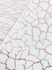 2sheets Textured Nail Art Sticker - Gold - View 4