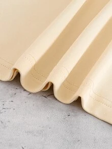 SHEIN Niños Camiseta con estampado de letra de color combinado