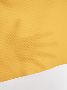 SHEIN Allurite Backless Crop Cami Top - Yellow - View 7