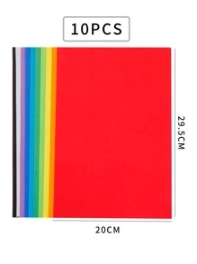 10入組素色海綿紙 - 彩色 - 查看 3