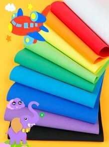 10入組素色海綿紙 - 彩色 - 查看 5