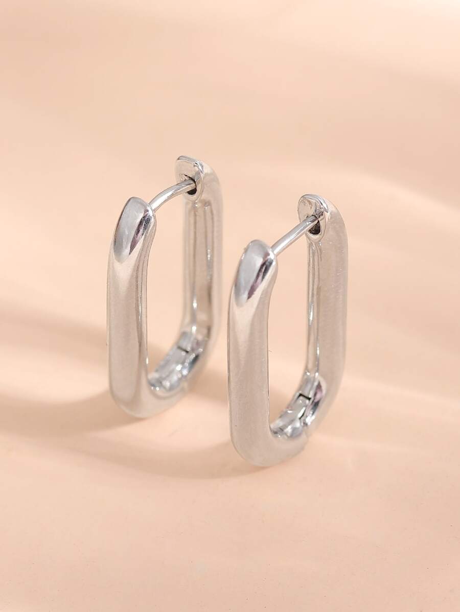 Minimalist Hoop Earrings SHEIN USA