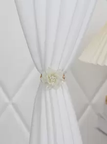 1pc Flower Decor Curtain Holdback - Multicolor - View 3