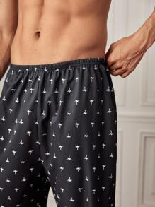 Quần giản dị  Nam Tất cả trên in - màu đen - Xem 5