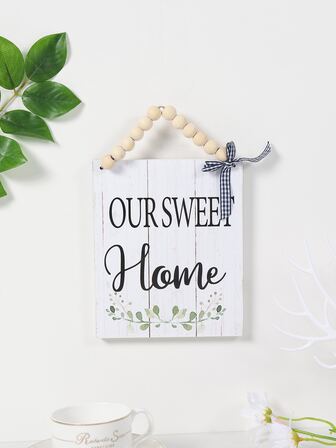 1入組字母圖案珠子裝飾掛飾