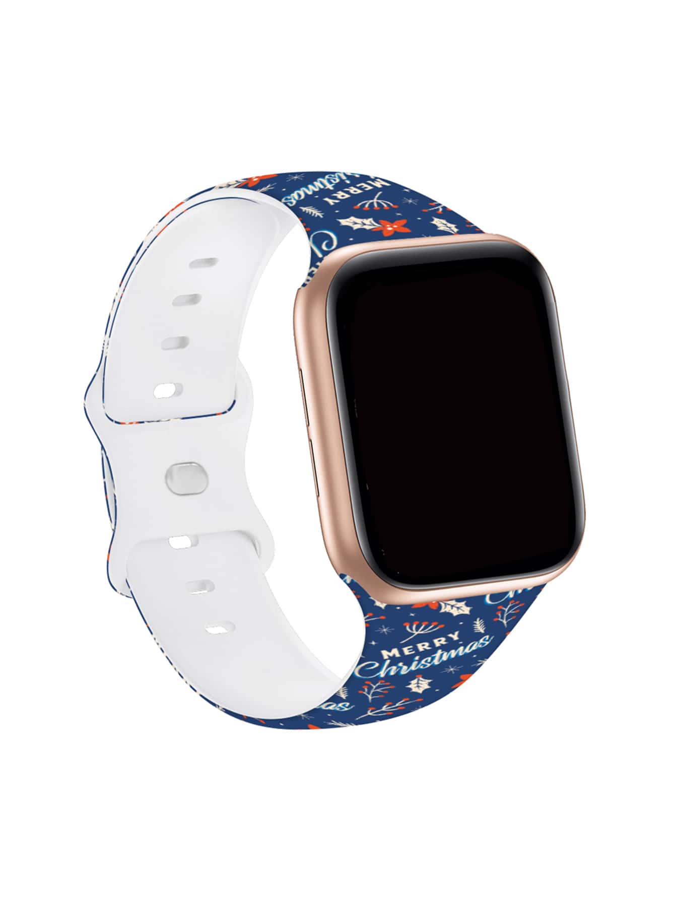 Christmas Letter Graphic Smart Watch Band - Multicolor - View 1