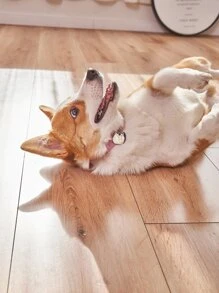 1pc Random Cat Pendant Pet Collar - Pink - View 2