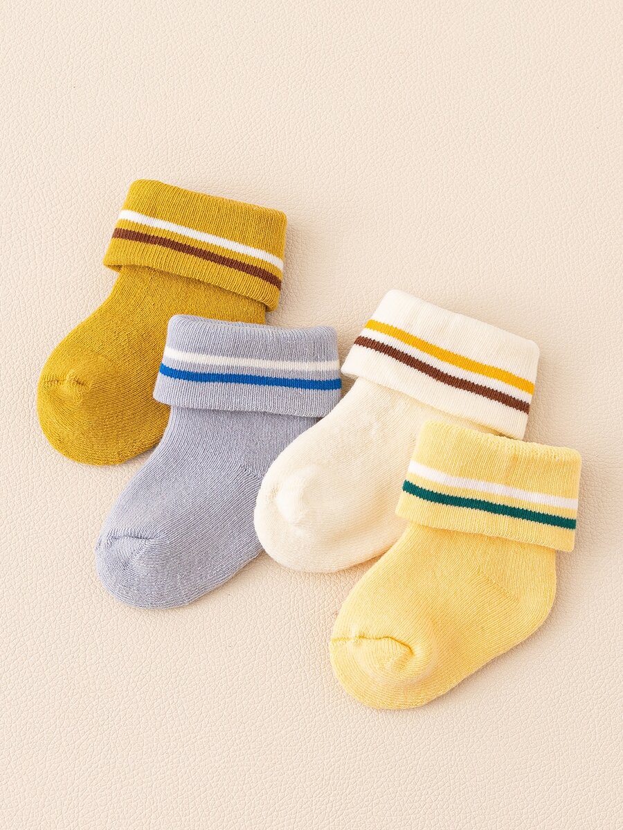 Baby 4pairs Striped Socks