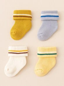 Baby 4pairs Striped Socks