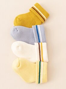 Baby 4pairs Striped Socks