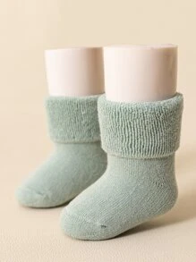 Bebé 5 pares Calcetines unicolor - Multicolor - Ver 5