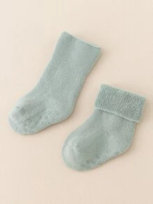 Bebé 5 pares Calcetines unicolor - Multicolor - Ver 6