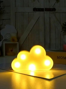 1pc Cloud Shaped Decoration Light - Yellow - View 2