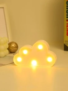 1pc Cloud Shaped Decoration Light - Yellow - View 3