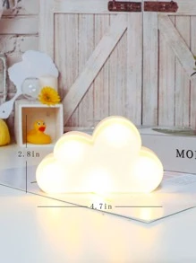 1pc Cloud Shaped Decoration Light - Yellow - View 4