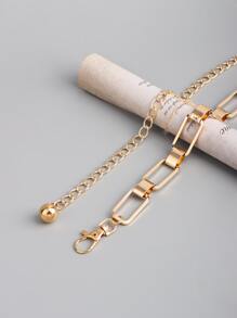 圓球吊墜鏈條腰帶