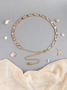 圓球吊墜鏈條腰帶